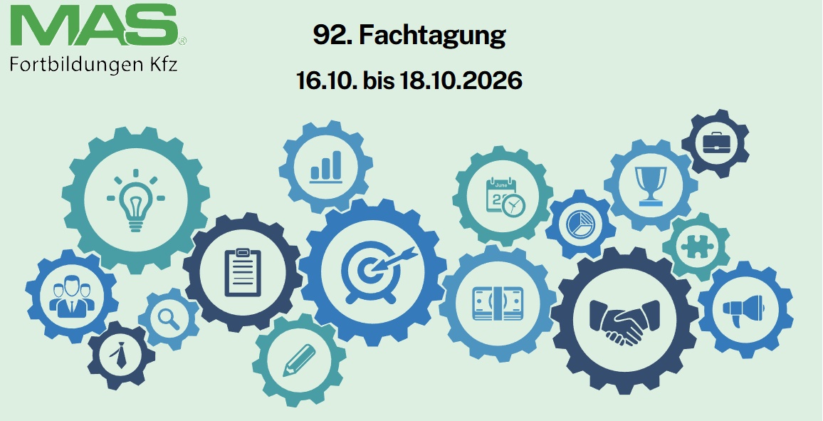 92. MAS Fachtagung 16.10. bis 18.10.2026